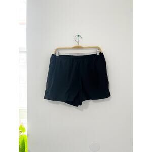 Lands' End Black Swim Shorts Size Large